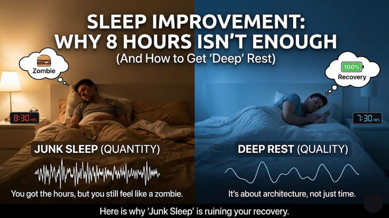 Sleep Improvement: Why 8 Hours Isn't Enough (And How to Get "Deep" Rest)