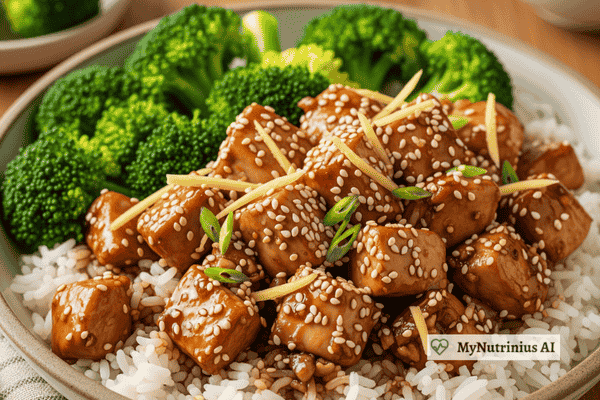 Sesame Ginger Chicken & Rice