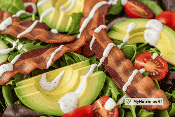 BLT Salad with Avocado