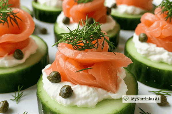 Smoked Salmon & Cucumber Bites