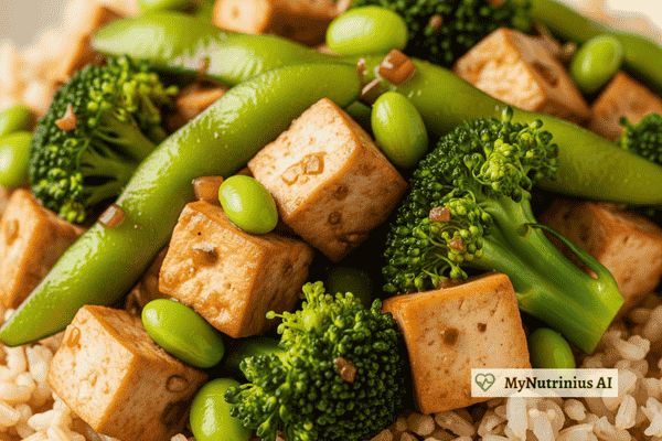 Tofu & Edamame Stir-fry