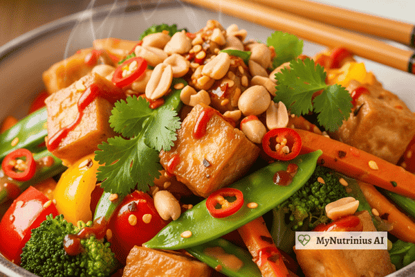 3. Spicy Peanut Tofu Stir-fry (The Weeknight-Dinner One)