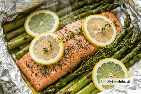 Salmon & Asparagus Foil Packs