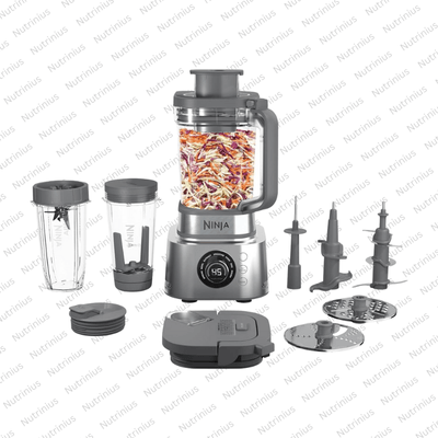 Ninja Foodi Power Blender & Food Processor Combo (SS401, Silver)