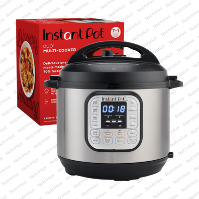 Instant Pot Duo 7-in-1 Electric Pressure Cooker, 6 Quart
